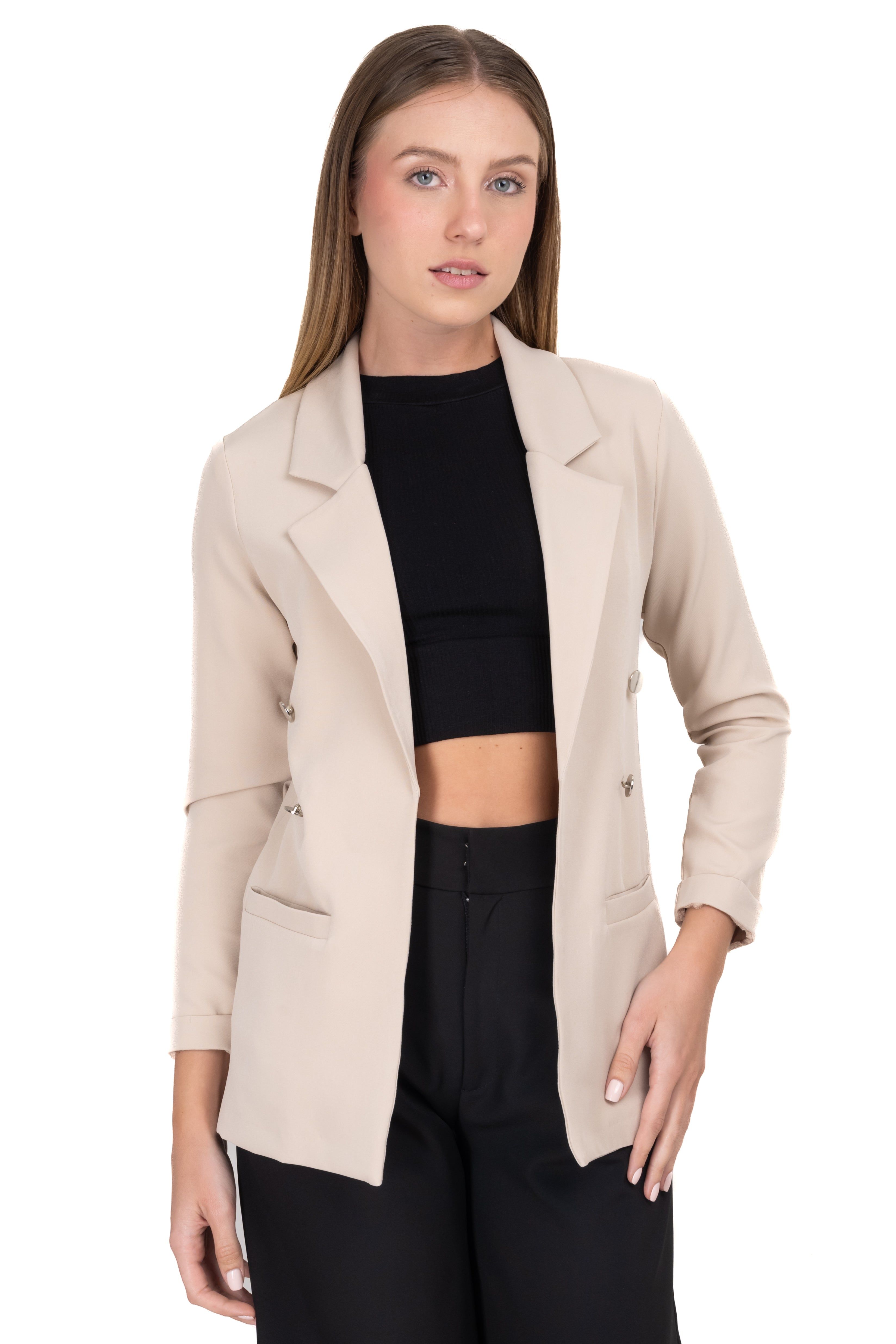 Saco liso botón doble sold by Shasa product image thumbnail 2