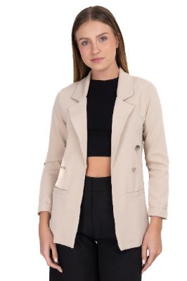 Saco liso botón doble sold by Shasa