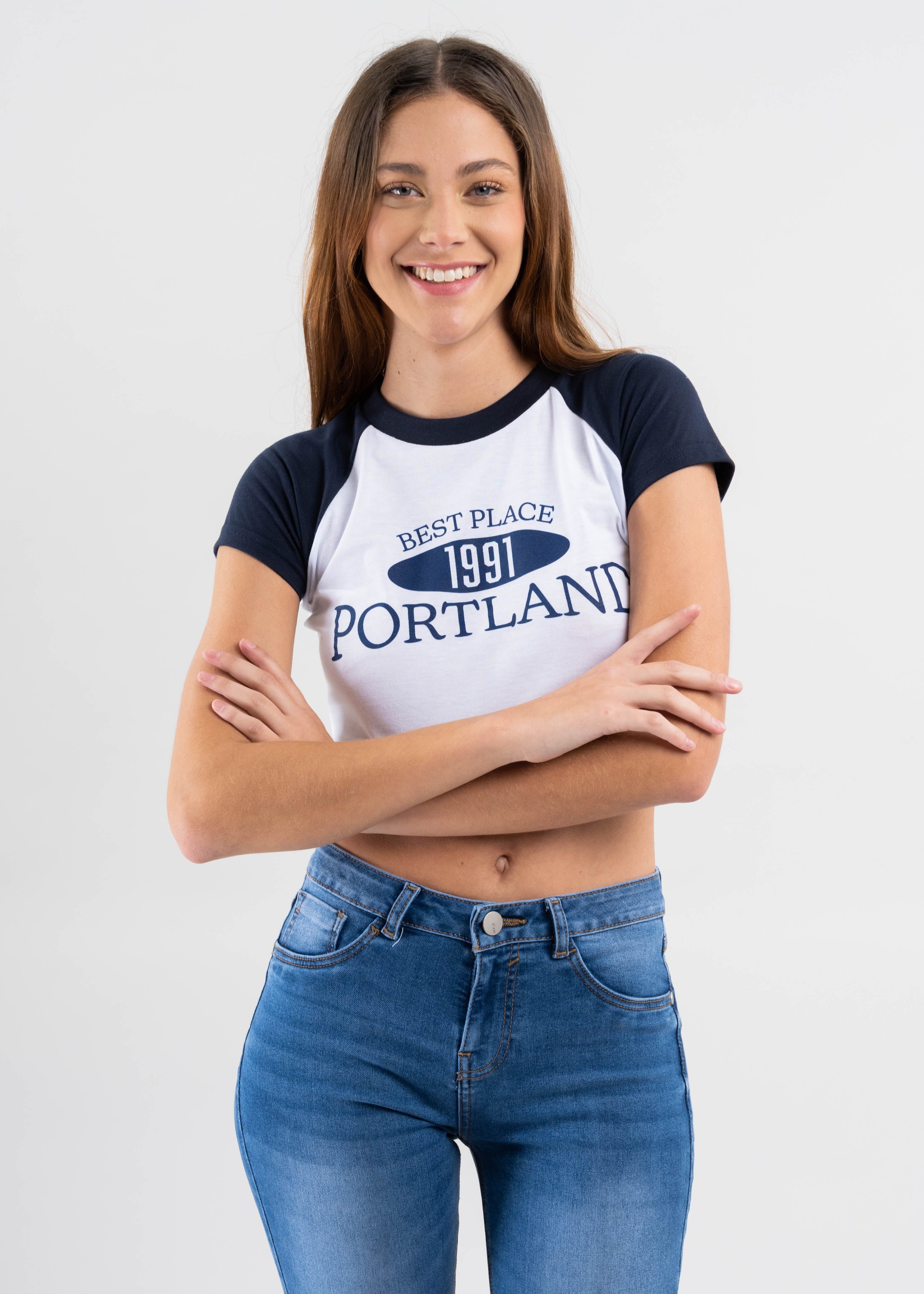 Playera corta Portland sold by Shasa