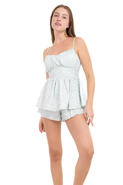 Romper cruzado tirantes flores sold by Shasa