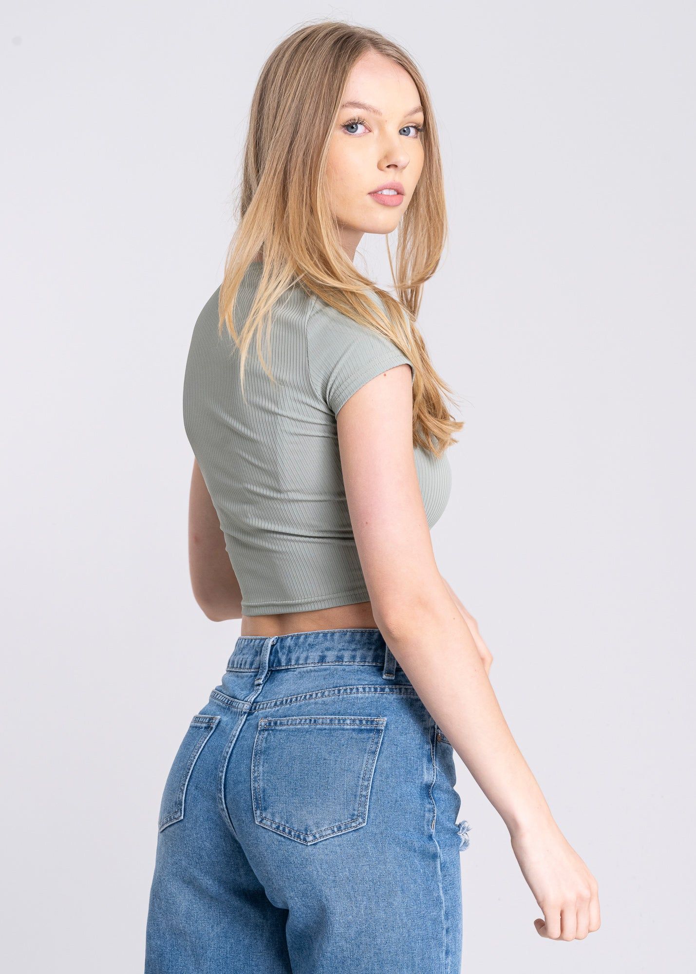 Top manga corta acanalado sold by Shasa product image thumbnail 4