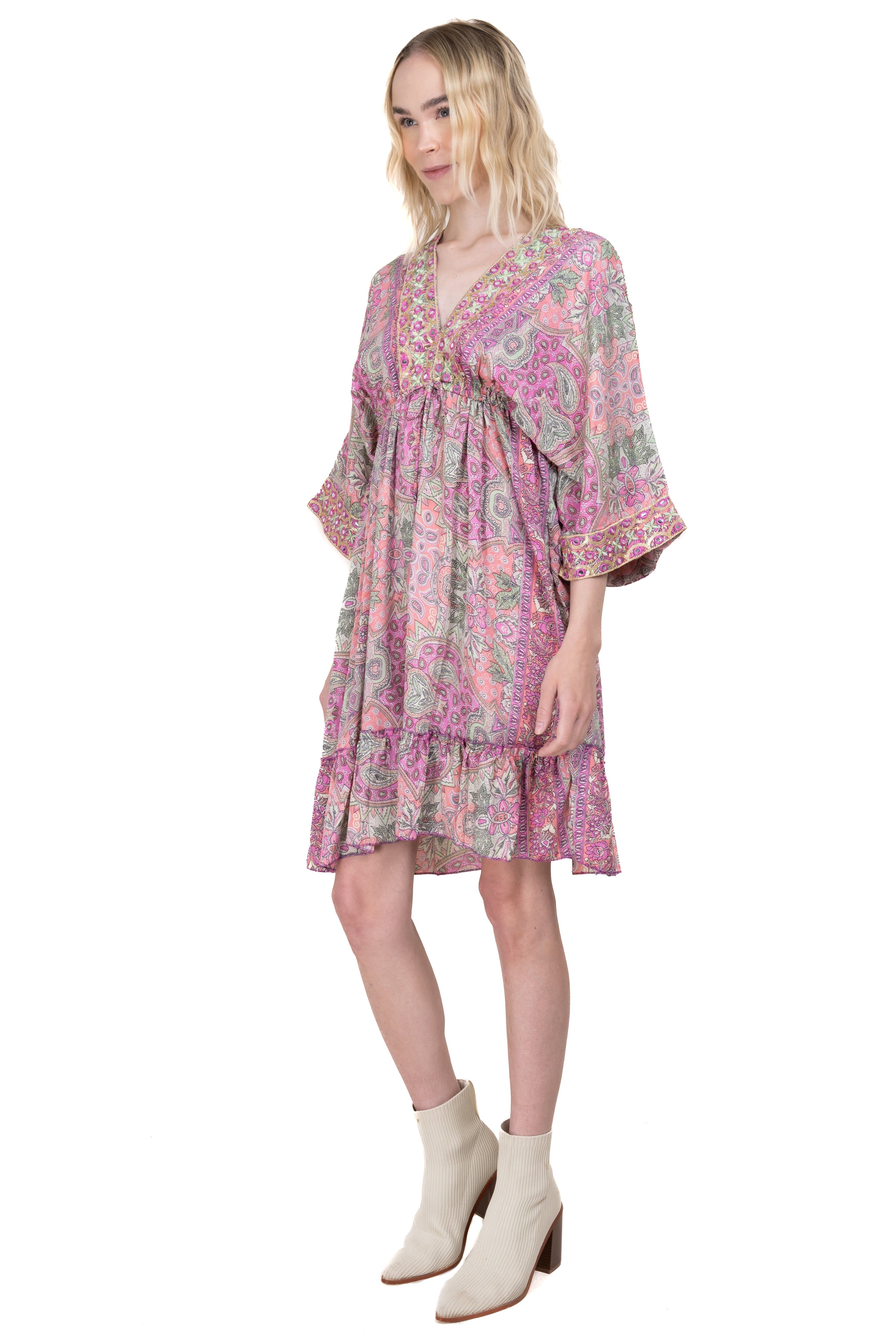 Vestido mini estampado paisley sold by Shasa product image thumbnail 3