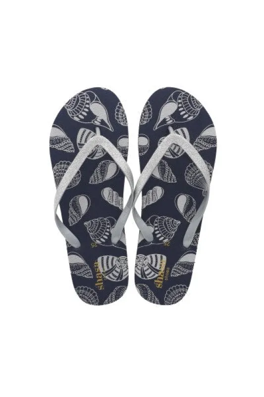 Flip Flops Conchas Glitter sold by Shasa