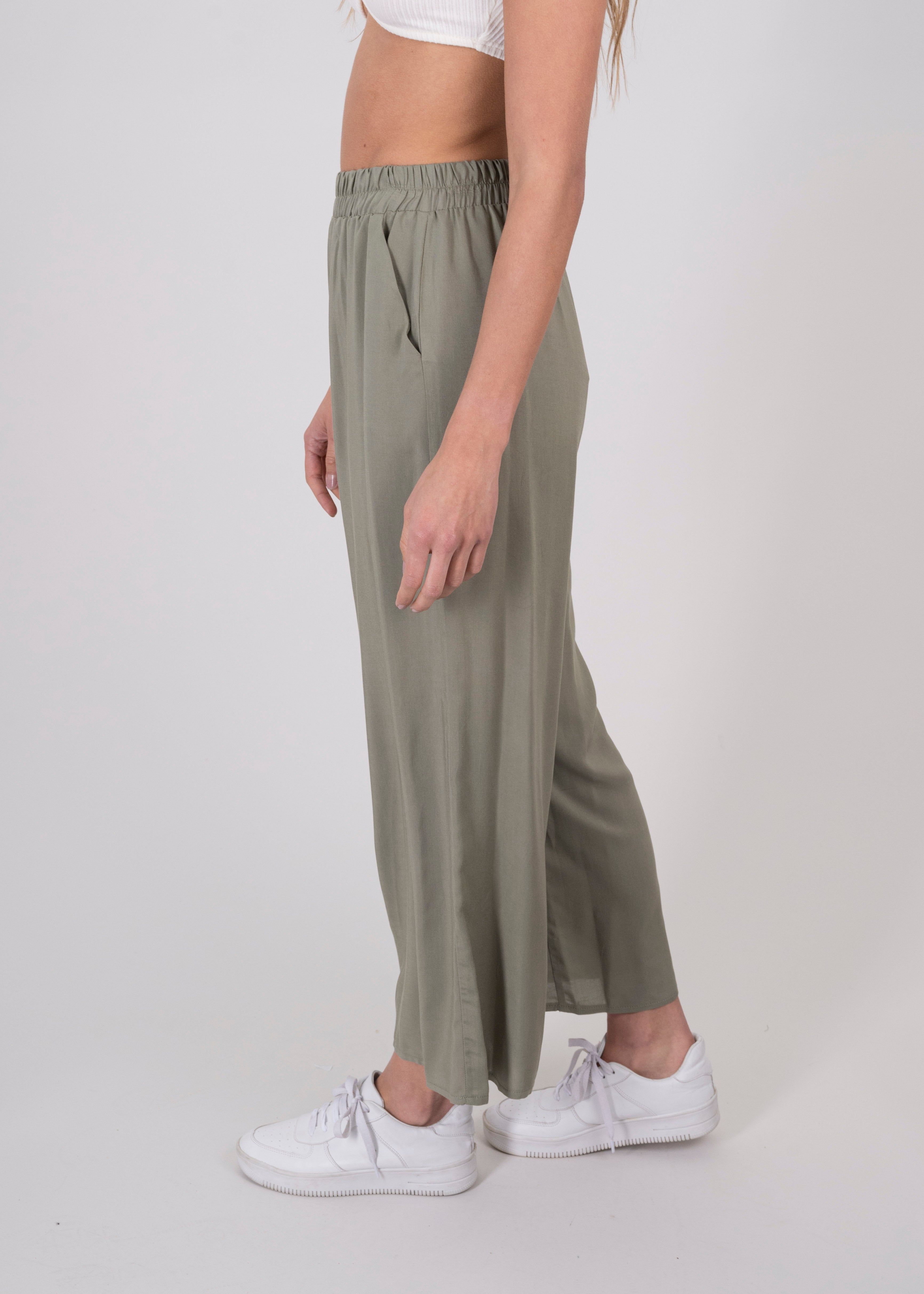 Pantalón wide leg cintura alta fruncida sold by Shasa product image thumbnail 3