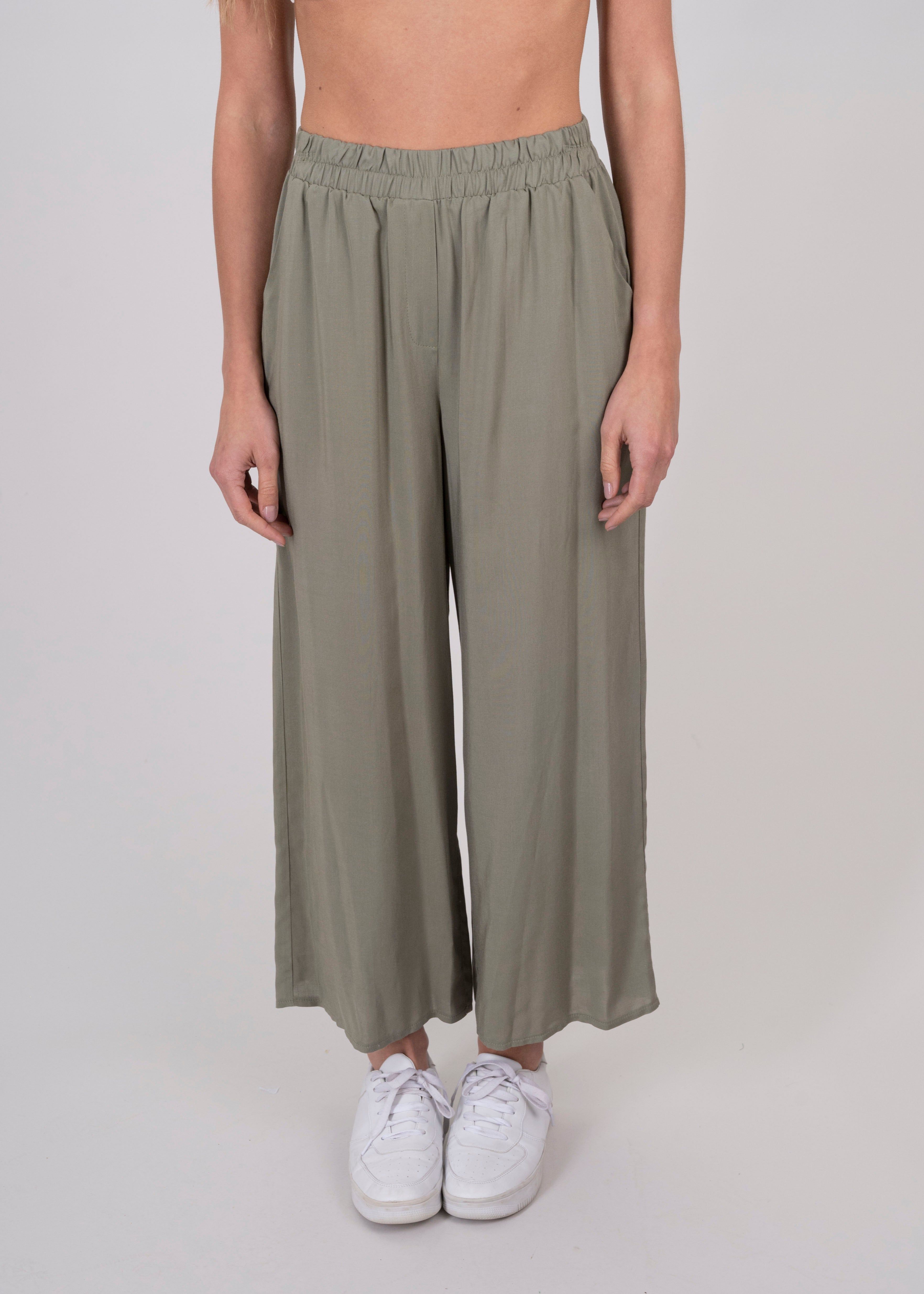 Pantalón wide leg cintura alta fruncida sold by Shasa product image thumbnail 2