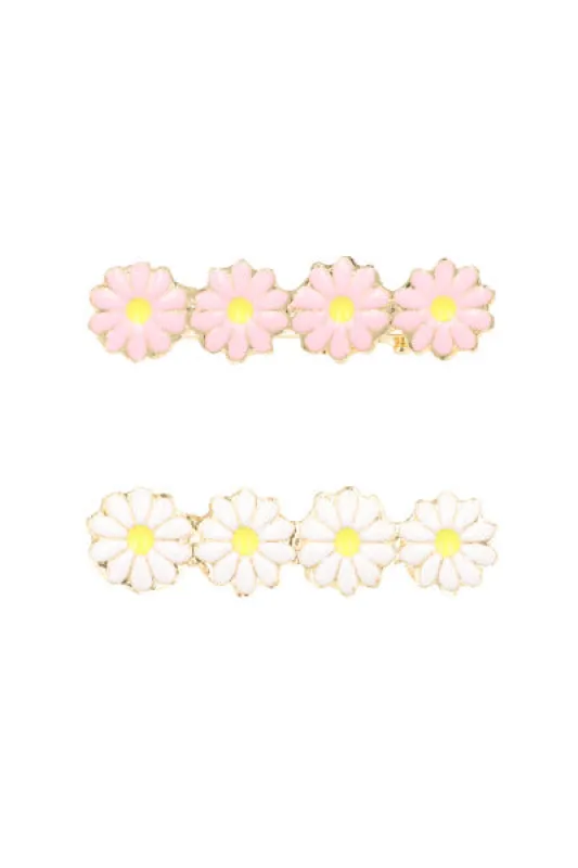 Set 2 pasadores flores sold by Shasa