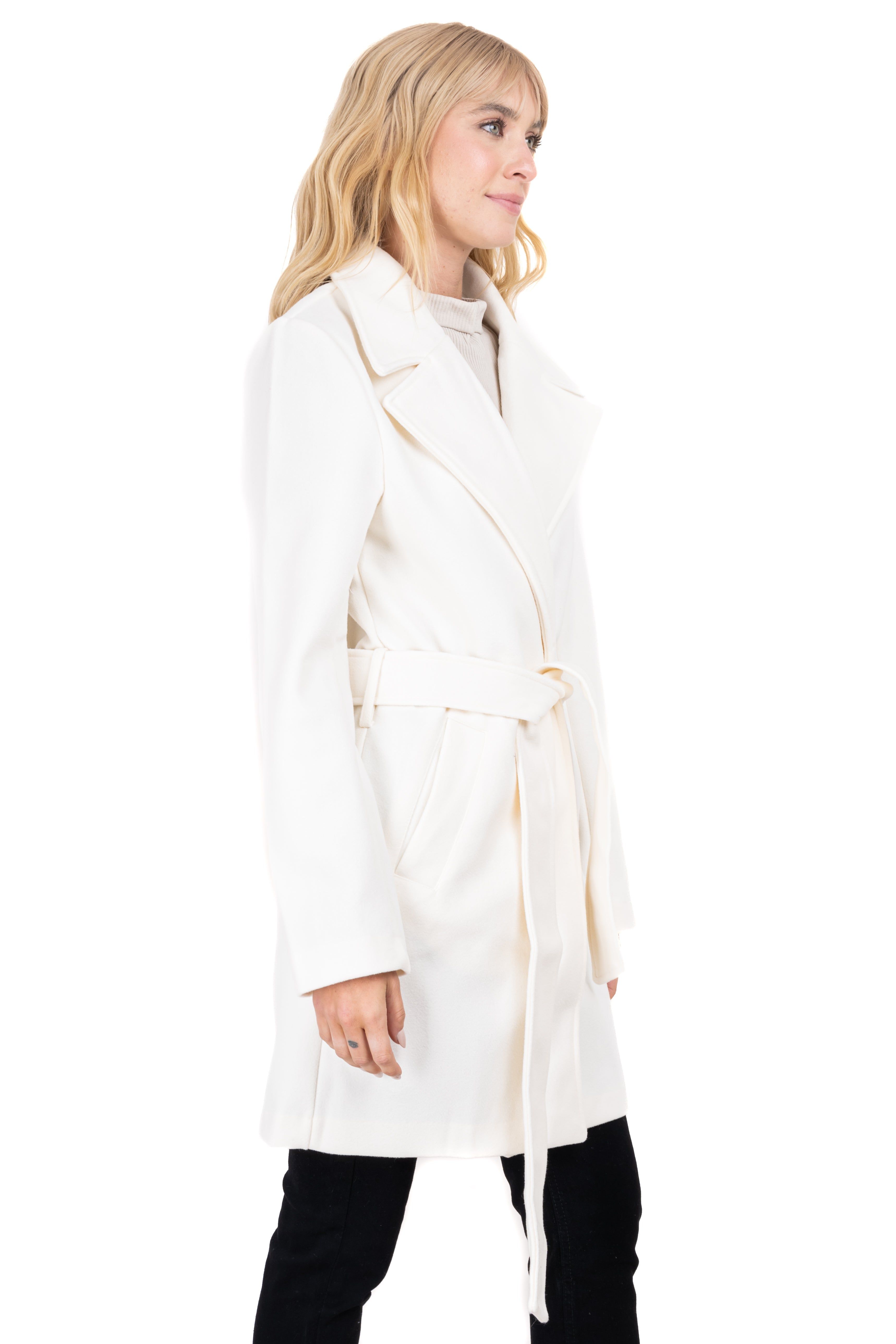 Abrigo largo cinturón bolsillos sold by Shasa product image thumbnail 3