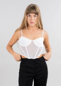 Top crop tie dye tirantes sold by Shasa