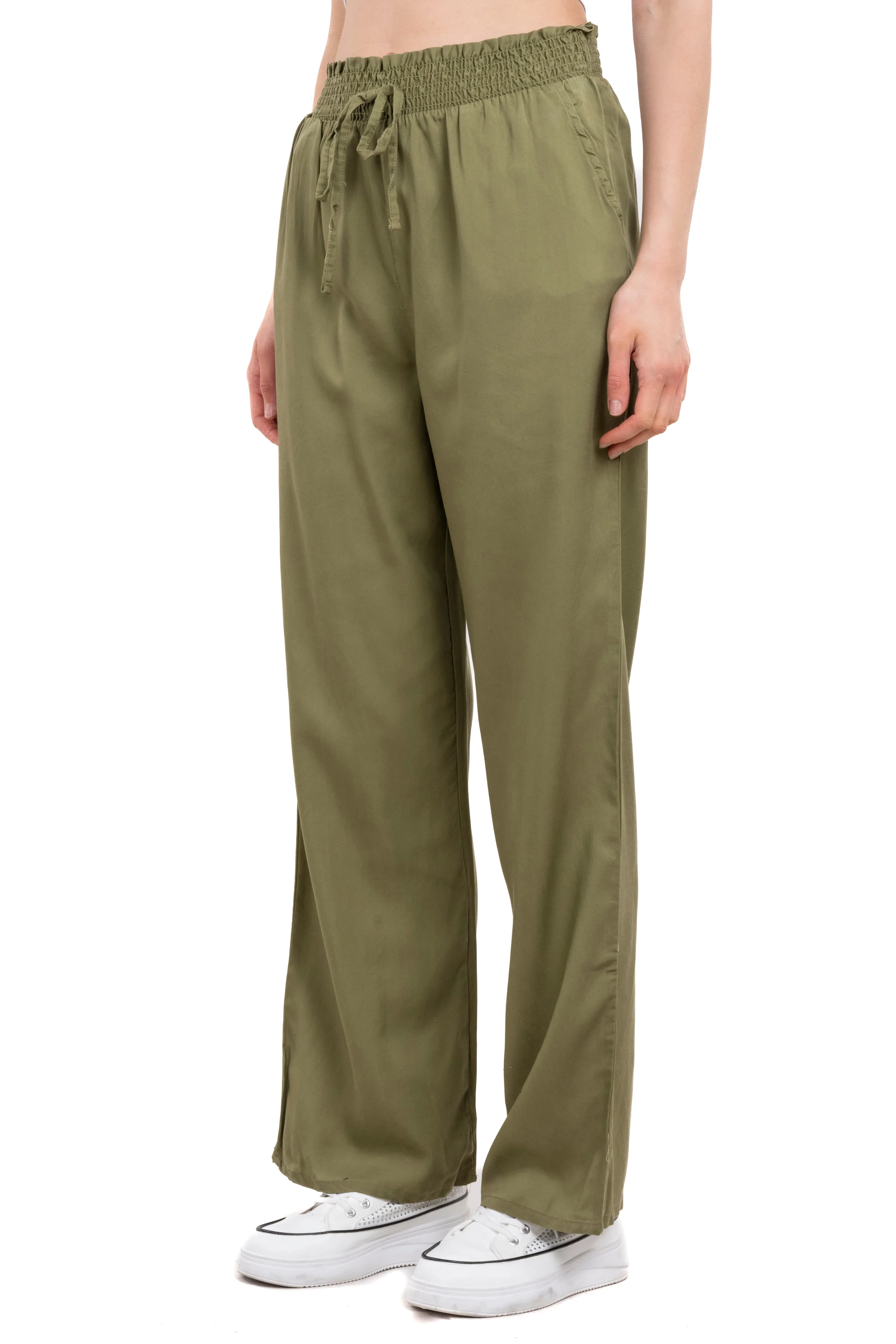 Pantalón straight cintura elástico cintas sold by Shasa product image thumbnail 3