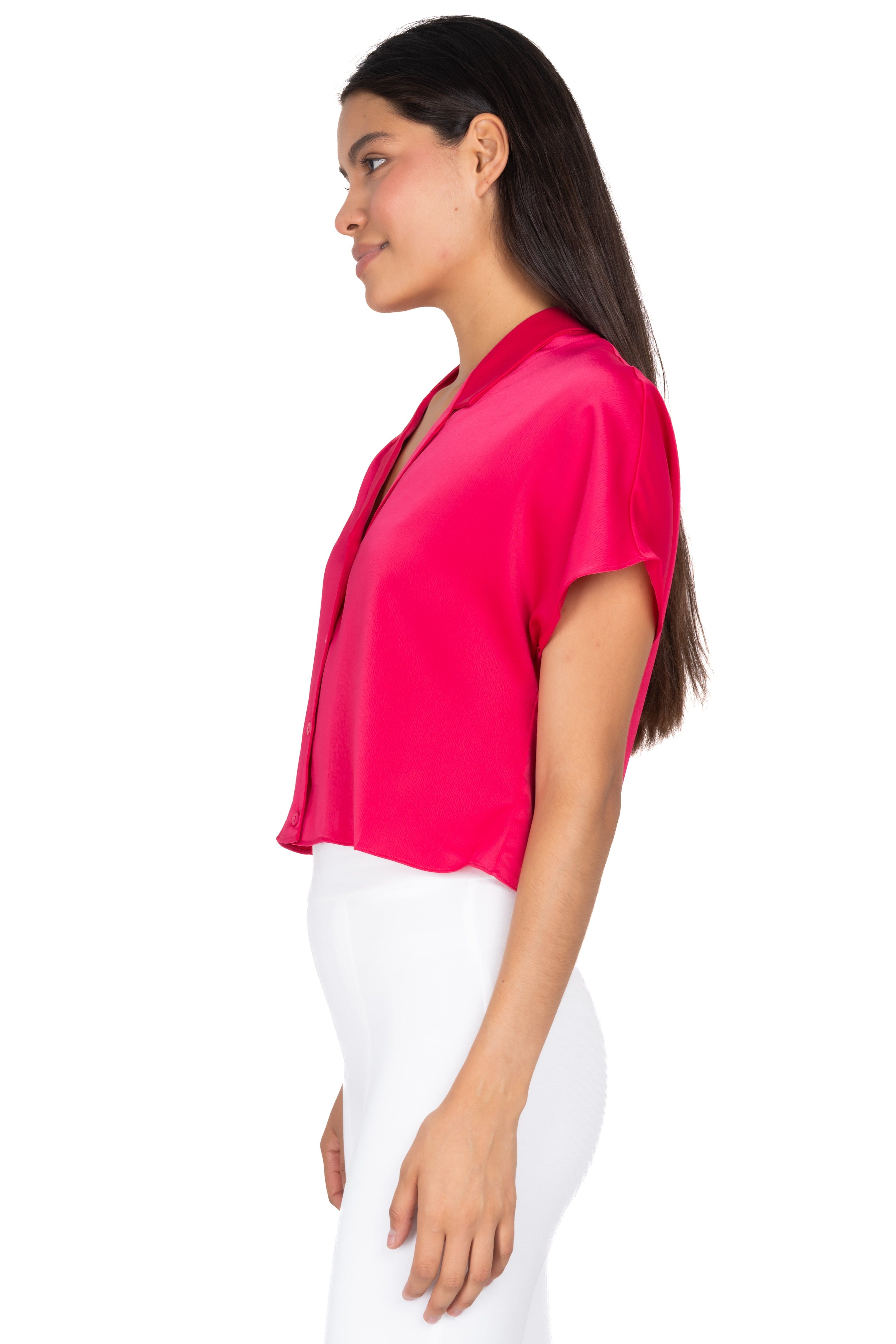 Camisa cropped manga corta sold by Shasa product image thumbnail 3