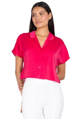 Camisa cropped manga corta sold by Shasa