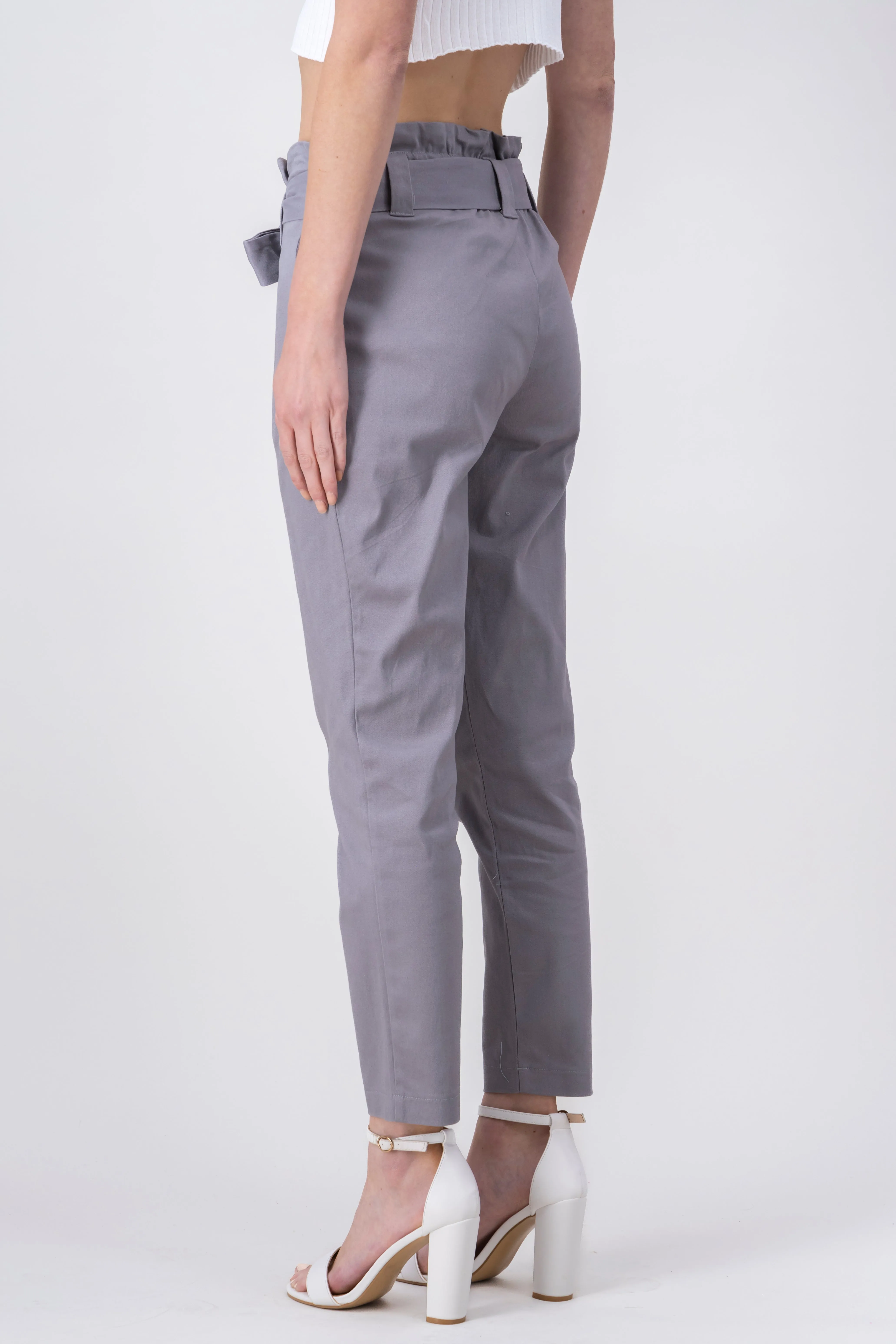 Pantalón Paper Bag Cintura Alta Cinturón sold by Shasa product image thumbnail 4