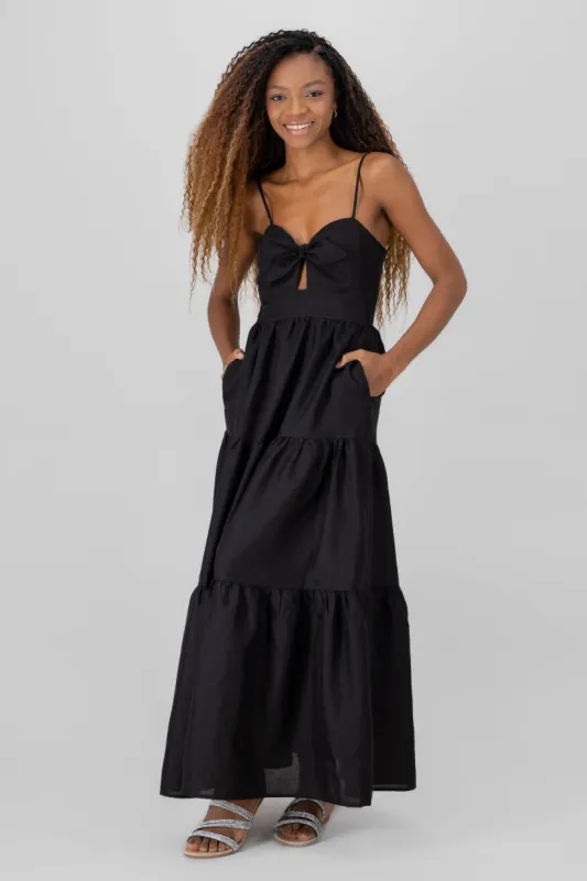 Vestido maxi liso sold by Shasa