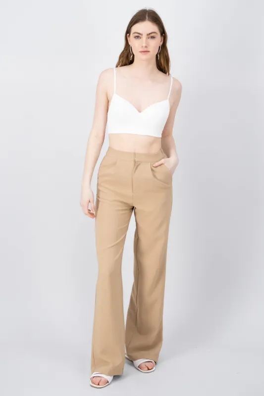 Pantalon Recto Liso Con Pinzas sold by Shasa