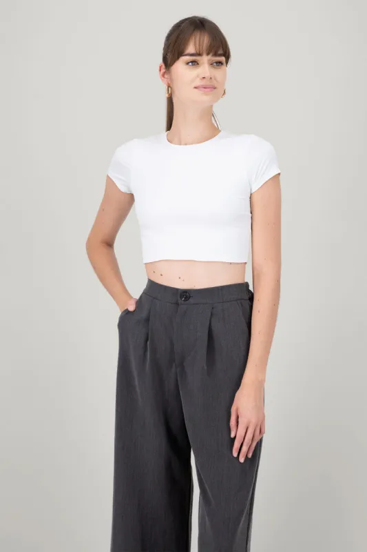 Top liso manga corta sold by Shasa