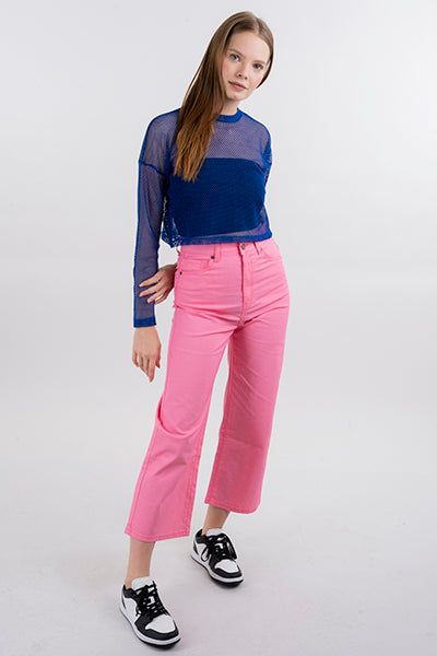 Pantalón wide leg corto sold by Shasa