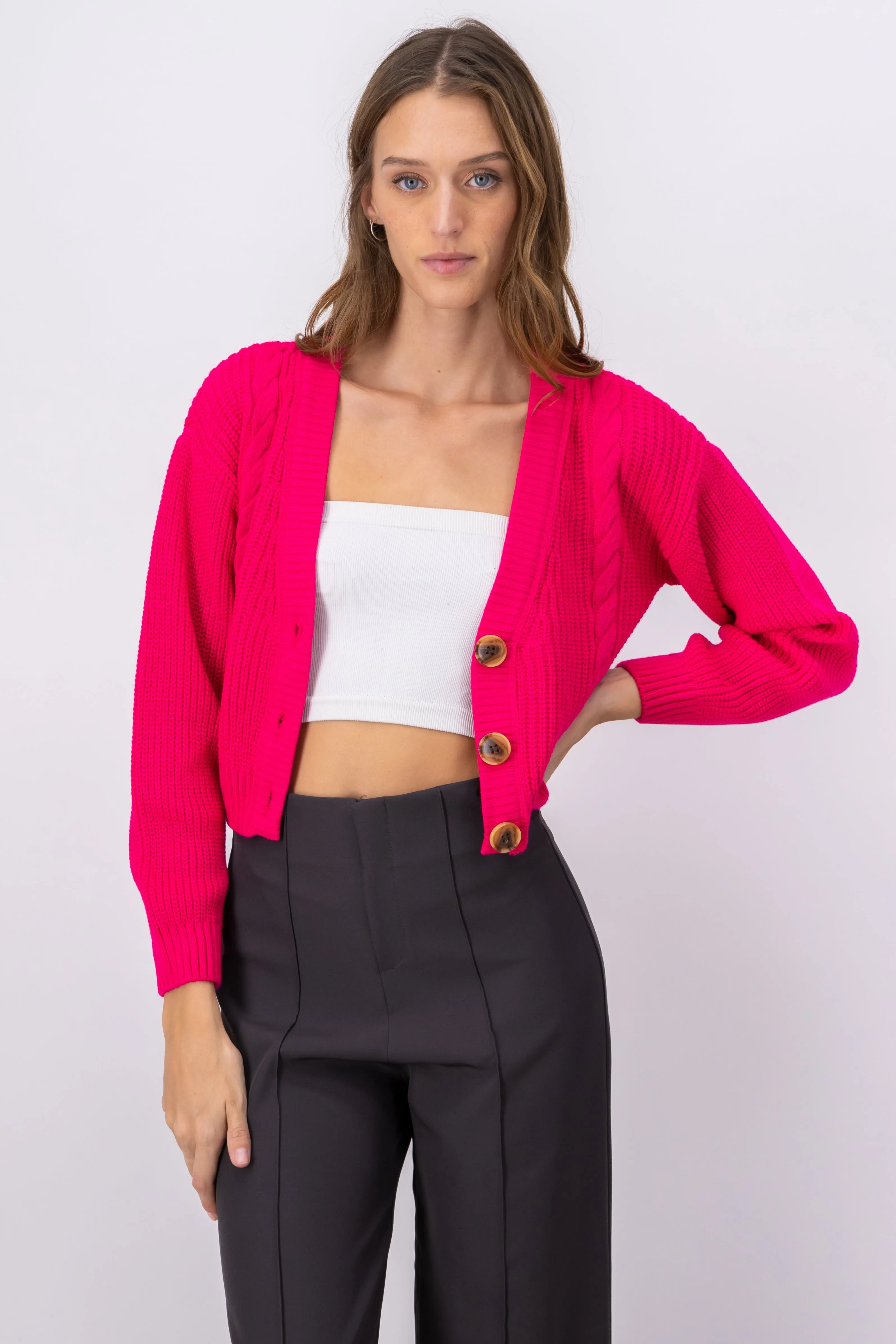 Cárdigan Tejido Punto Botones sold by Shasa