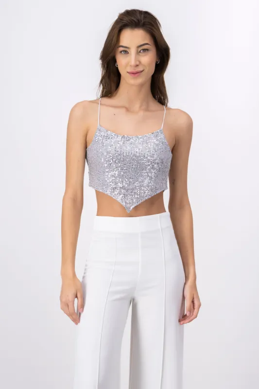 Top lentejuela tirantes sold by Shasa