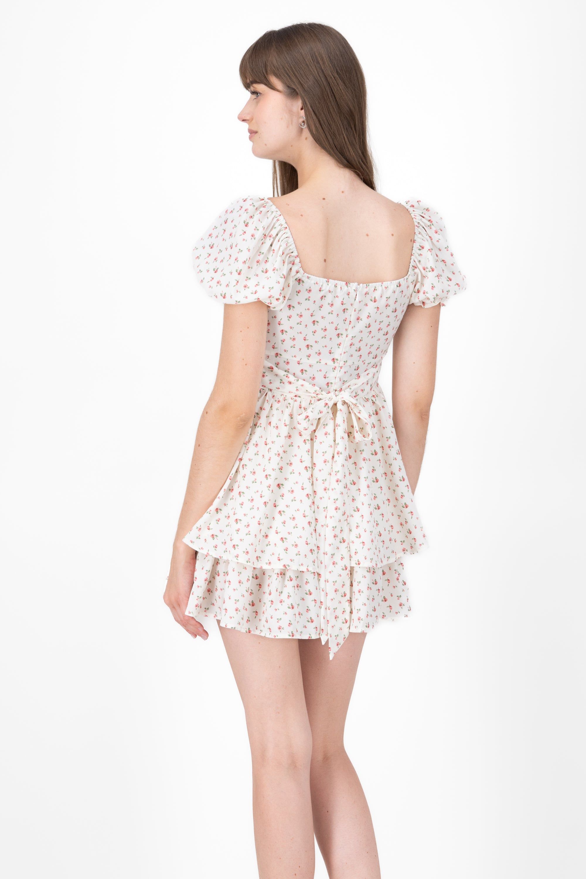 Vestido Olanes Mini Flores sold by Shasa product image thumbnail 4