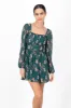 Vestido flores manga larga sold by Shasa