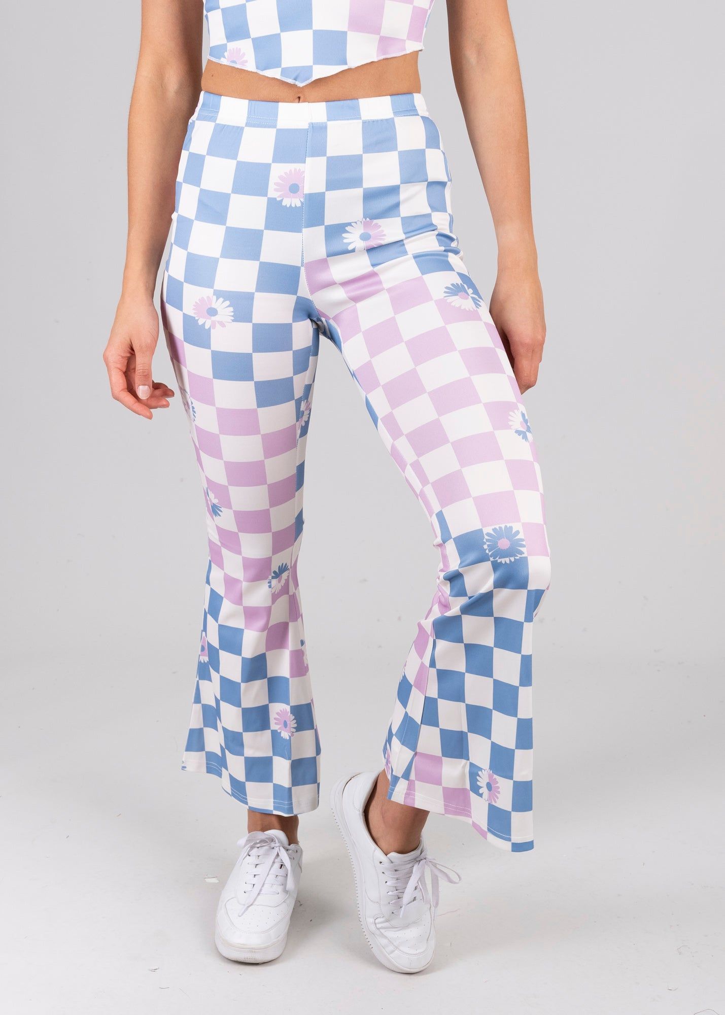 Pantalón flare cuadros sold by Shasa product image thumbnail 2