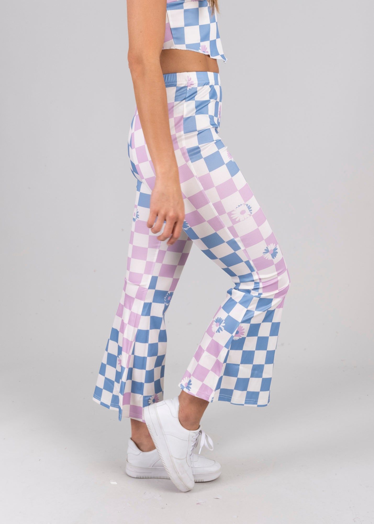 Pantalón flare cuadros sold by Shasa product image thumbnail 3