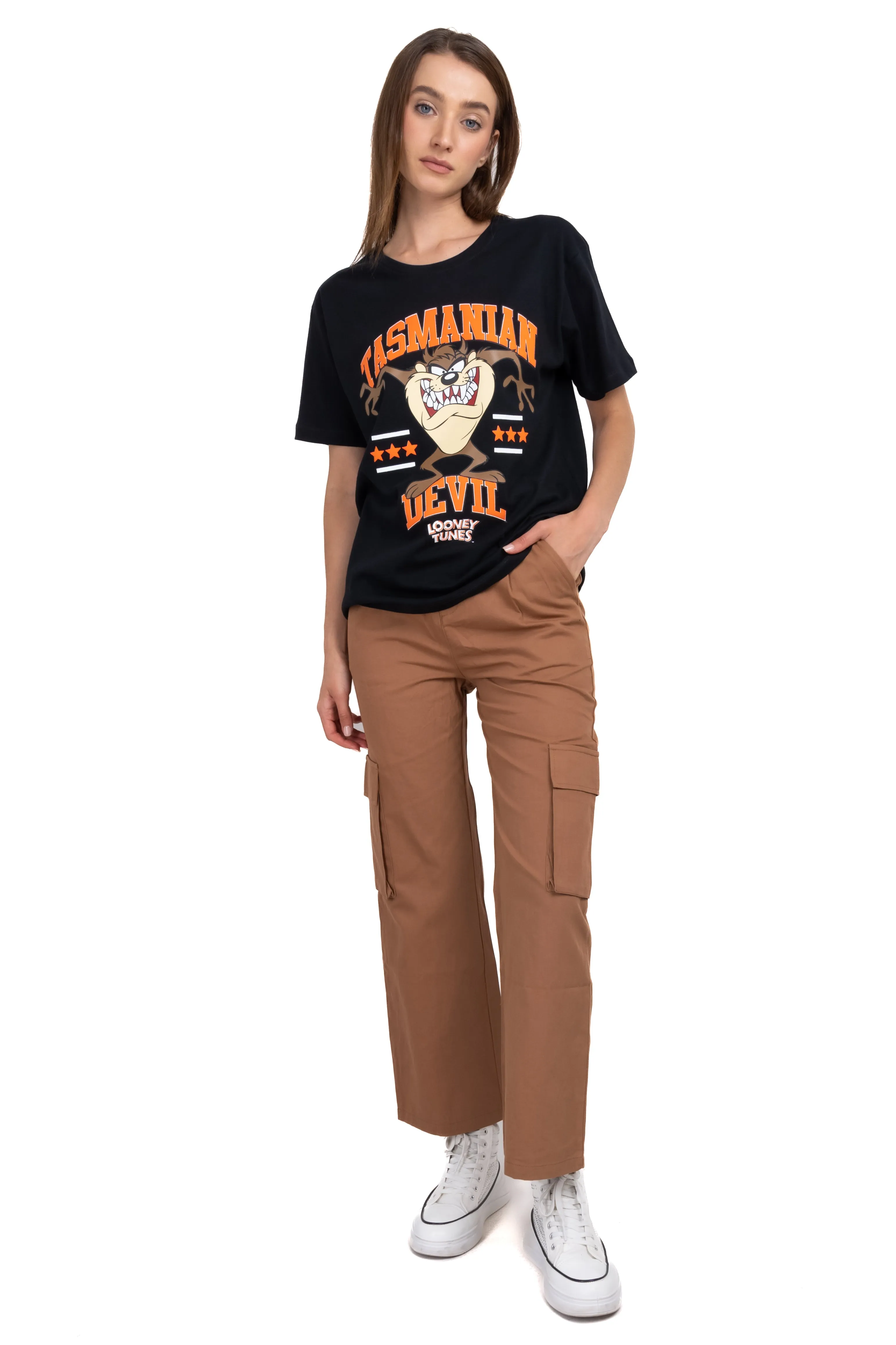 Pantalón cargo monocolor cinturón sold by Shasa product image thumbnail 2