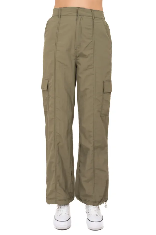 Pantalón recto cargo elástico sold by Shasa