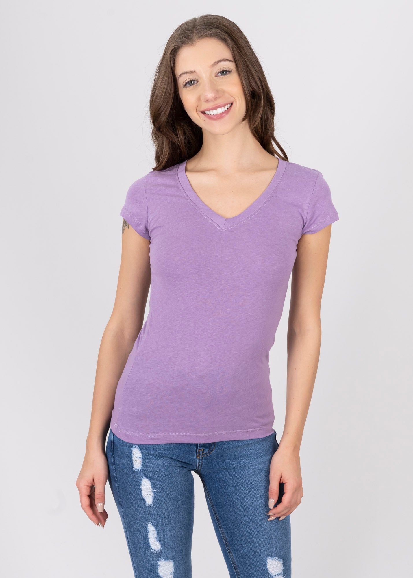 Blusa manga corta cuello v sold by Shasa product image thumbnail 2