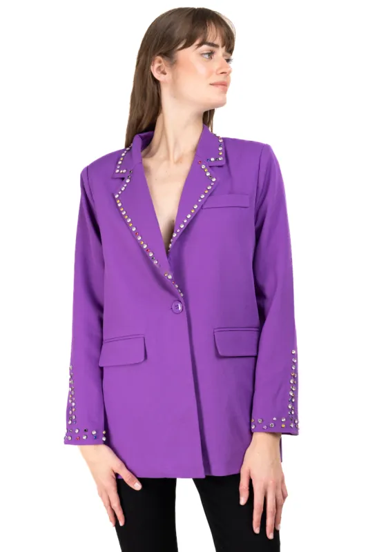 Blazer detalle brillos sold by Shasa