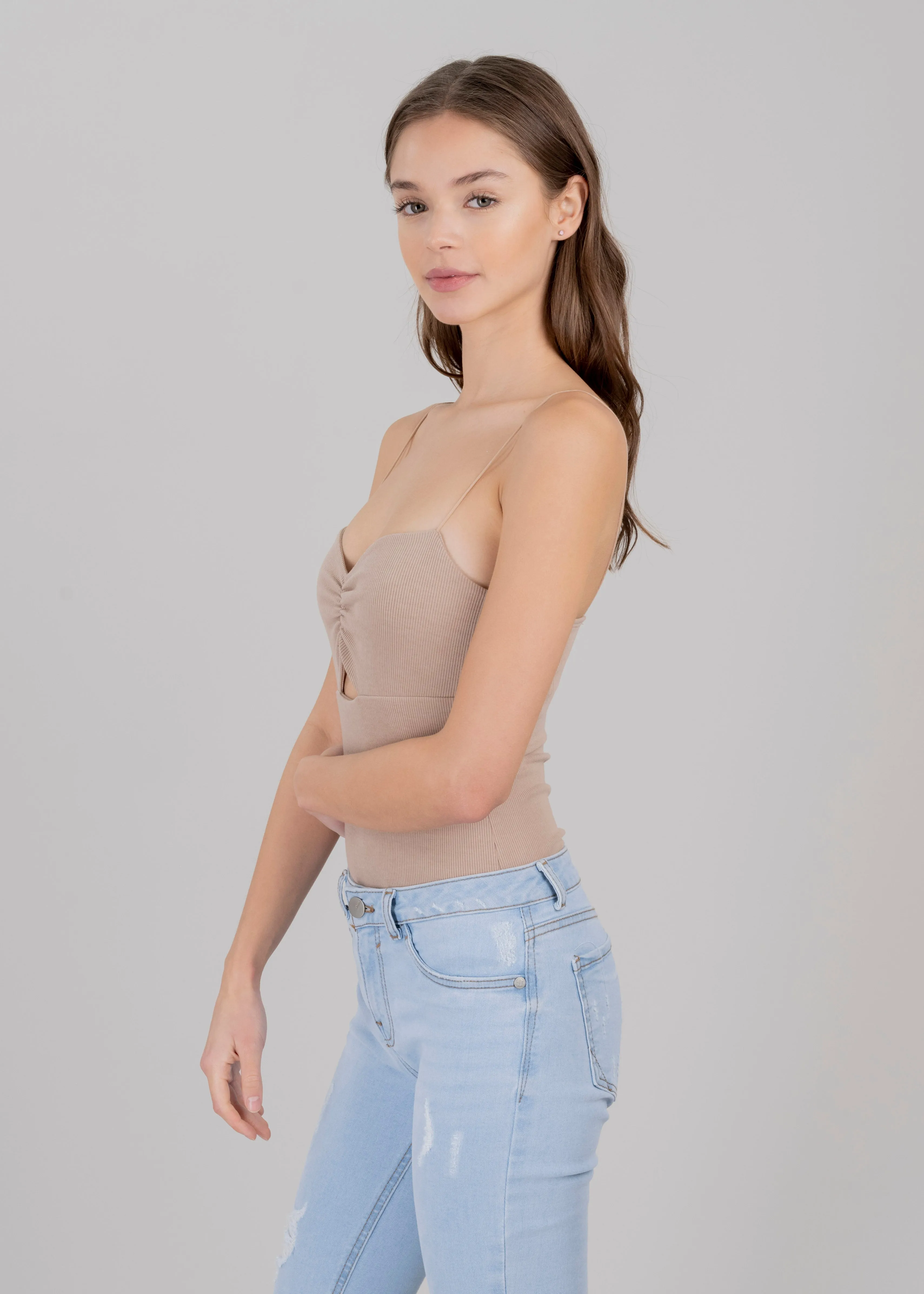 Bodysuit acanalado escote corazón sold by Shasa product image thumbnail 3