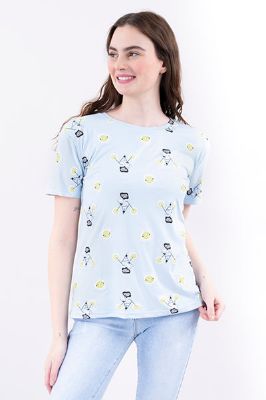 Playera estampado bicicleta limones made by Shasa