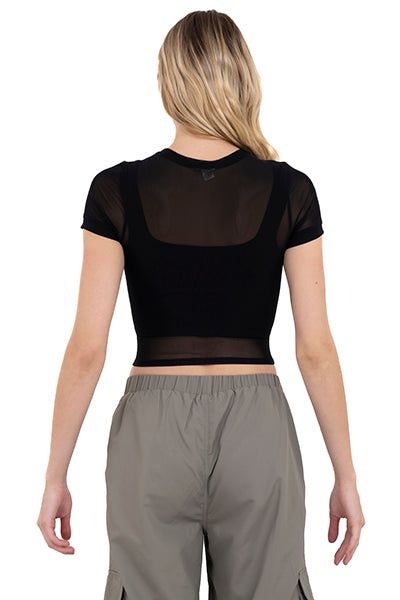 Top mesh cuello redondo sold by Shasa product image thumbnail 4