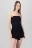 Top tubo strapless drapeado sold by Shasa