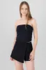 Top tubo strapless drapeado sold by Shasa