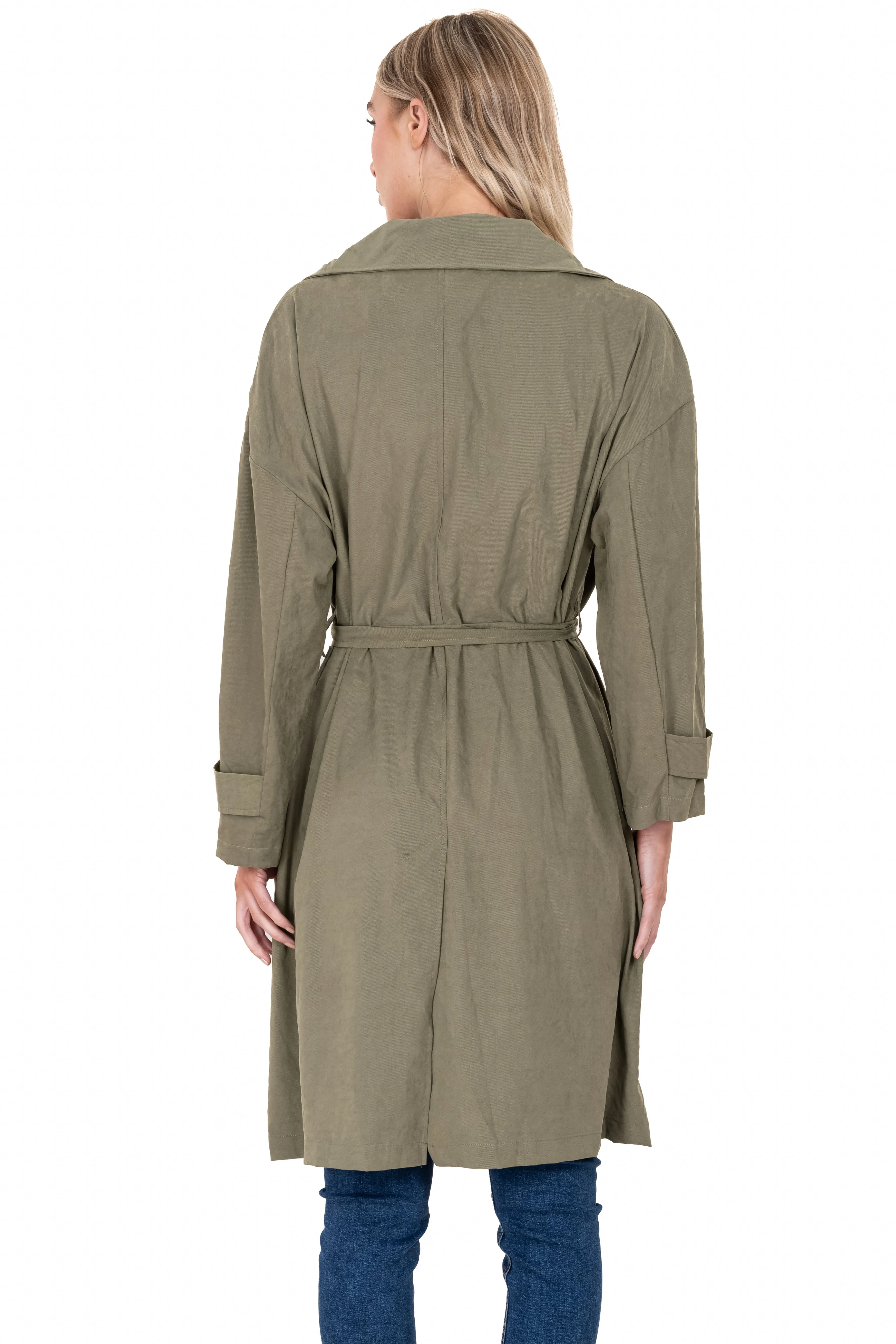 Gabardina midi cinturón sold by Shasa product image thumbnail 3