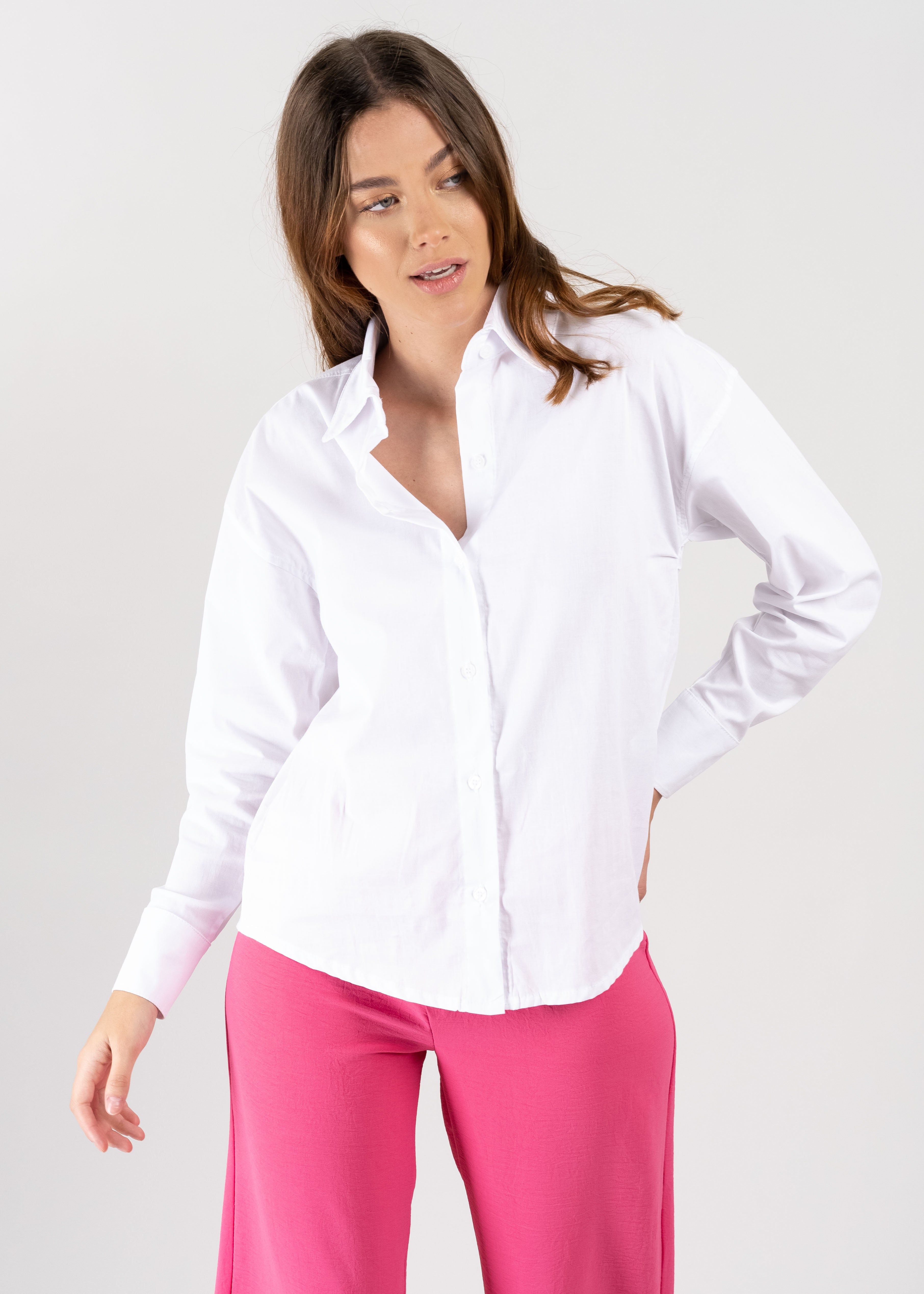 Camisa popelina lisa sold by Shasa