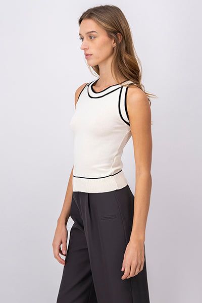 Top tejido punto líneas contraste sold by Shasa product image thumbnail 3