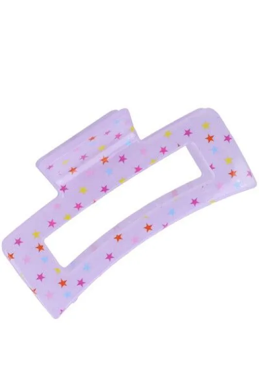 Pinza rectangular estrellas sold by Shasa