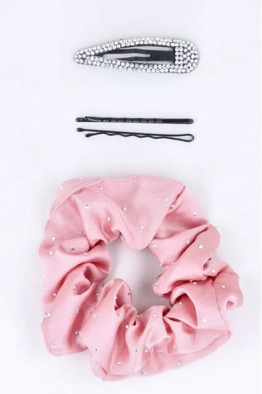 Set 4 Accesorios Cabello Scrunchie sold by Shasa