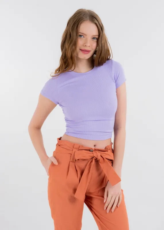 Top Manga Corta Acanalado sold by Shasa