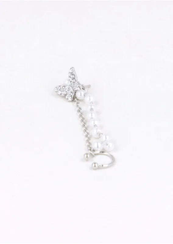 Earcuff Cadena Mariposas sold by Shasa
