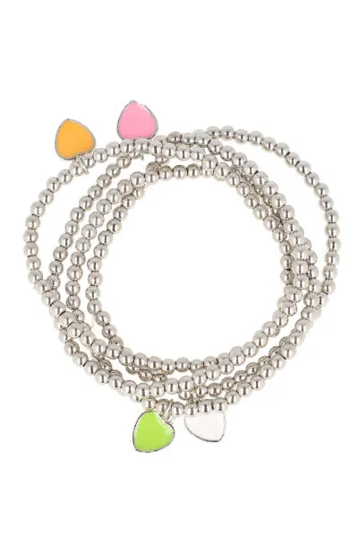 Set 5 Pulseras Corazon sold by Shasa