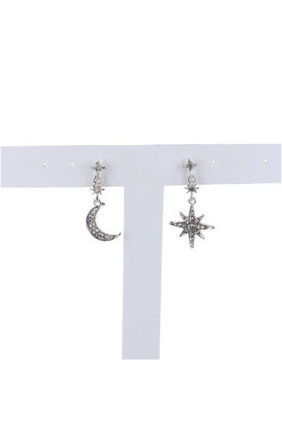 Aretes estrella luna sold by Shasa