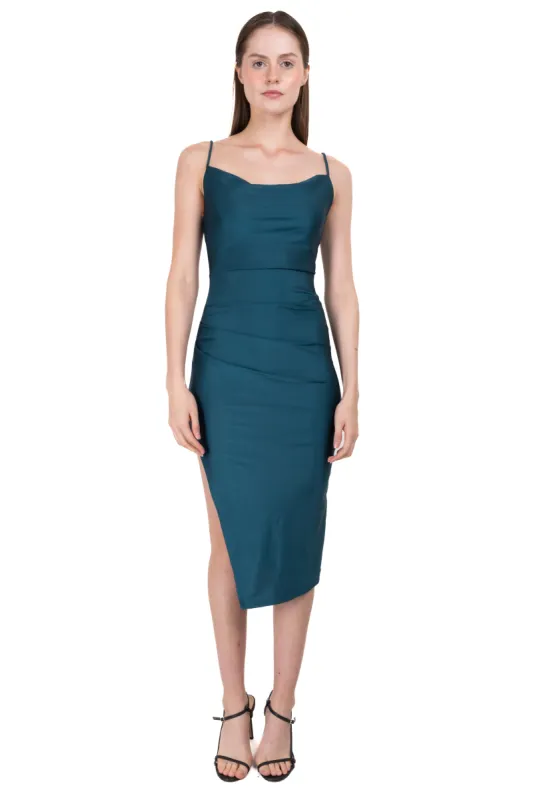 Vestido midi bodycon cascada sold by Shasa