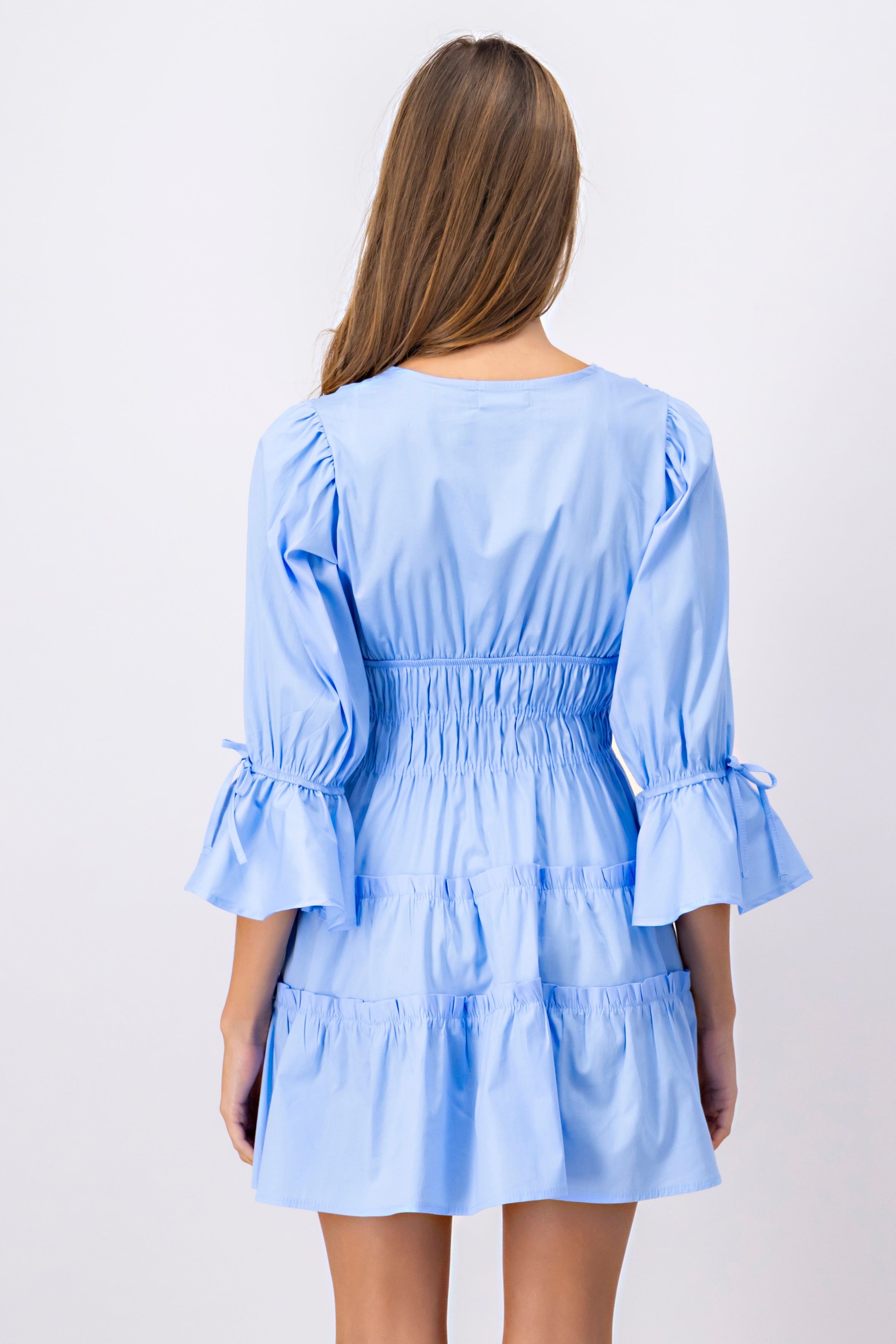 Vestido Mini Manga Olanes sold by Shasa product image thumbnail 4