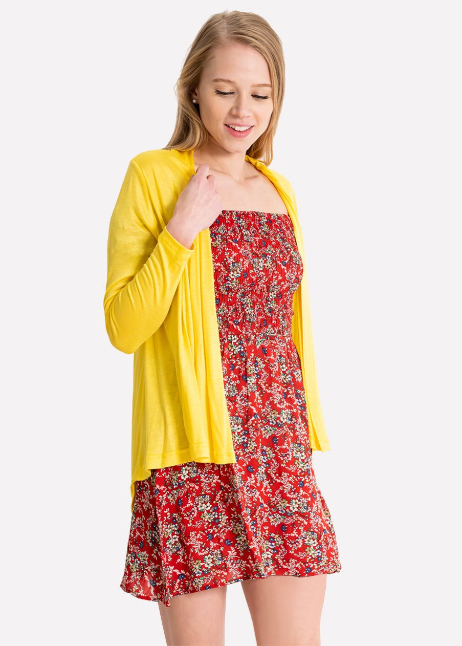 Cárdigan liso caída cascada sold by Shasa