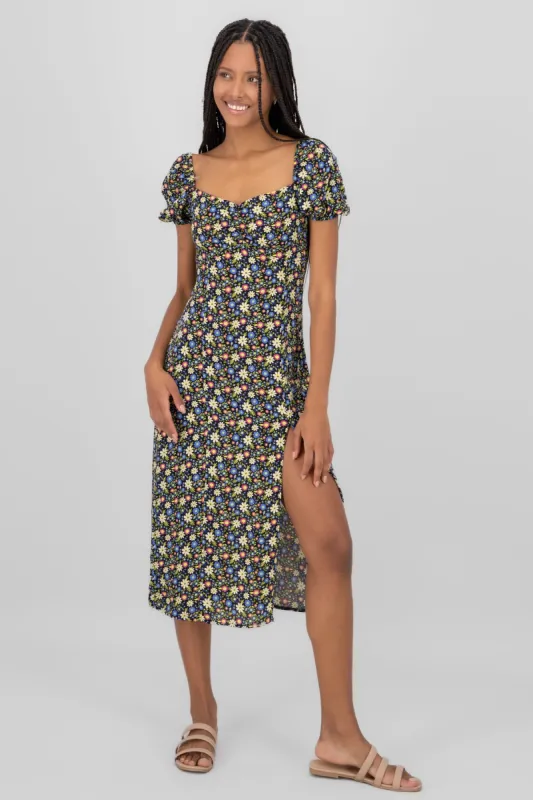 Vestido estampado flores sold by Shasa
