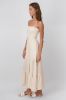 Vestido maxi lino strapless sold by Shasa