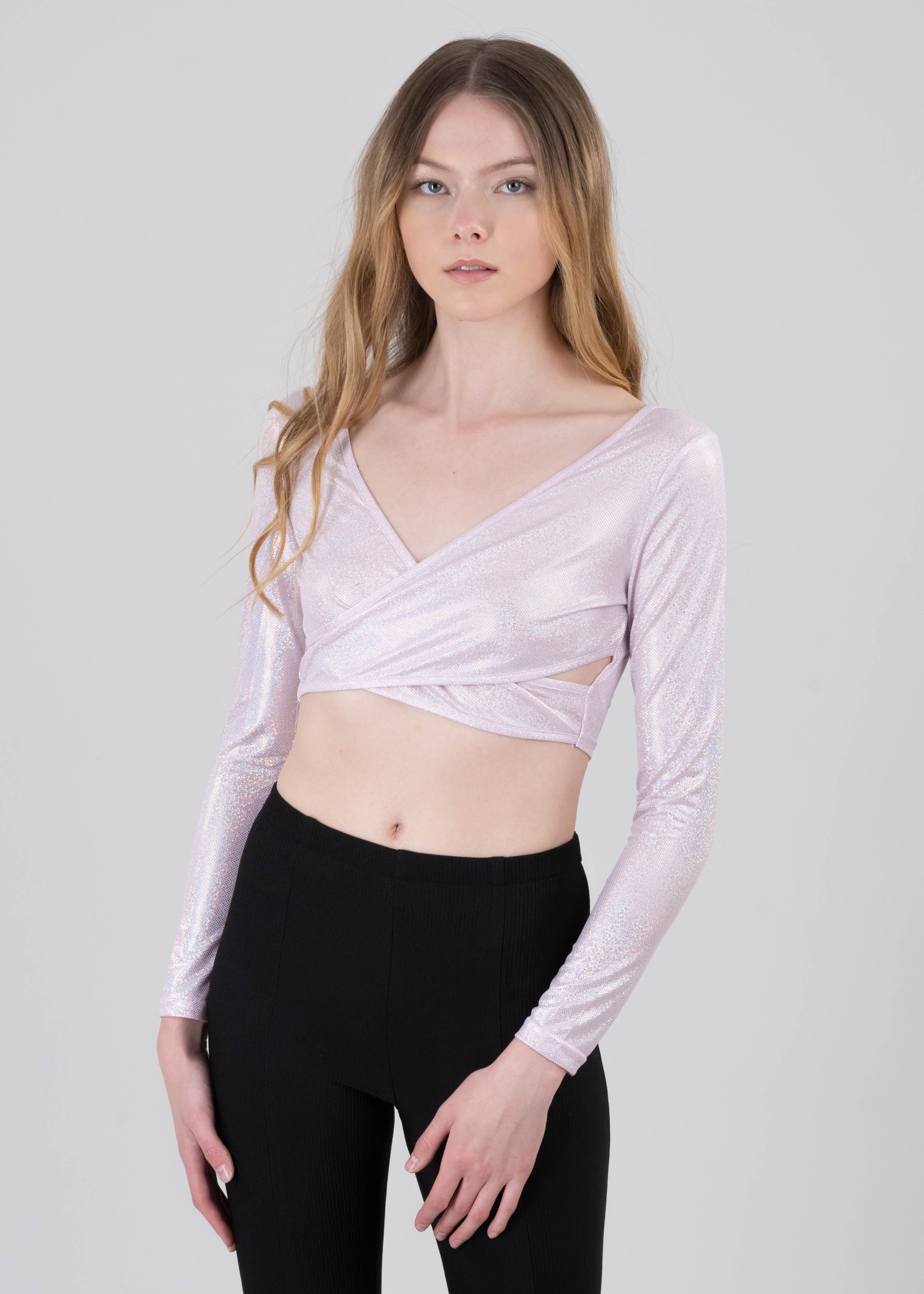 Top Manga Larga Cruzado Metálico sold by Shasa product image thumbnail 2